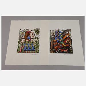 Wassilij Nicolaevic Masjutin, 15 Märchenillustrationen