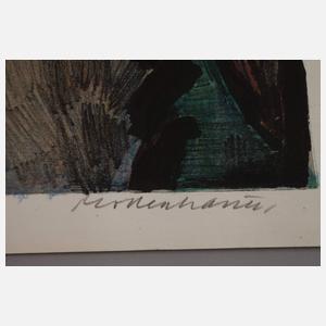 Ernst Mollenhauer, "Nächtliche Straße in Keitum"