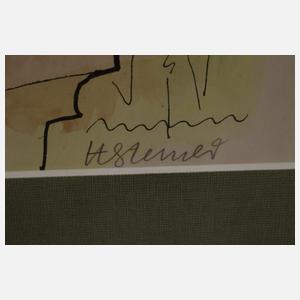 Heinrich Steiner, Damenakt im Interieur