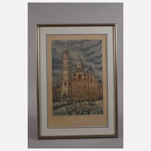 Wladimir Worobjow, Vier Moskauer Kirchen