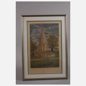 Wladimir Worobjow, Vier Moskauer Kirchen