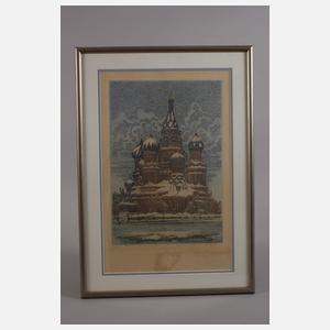 Wladimir Worobjow, Vier Moskauer Kirchen