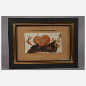 Joseph Beuys, "Mädchenkopf mit blauer Schleife..."