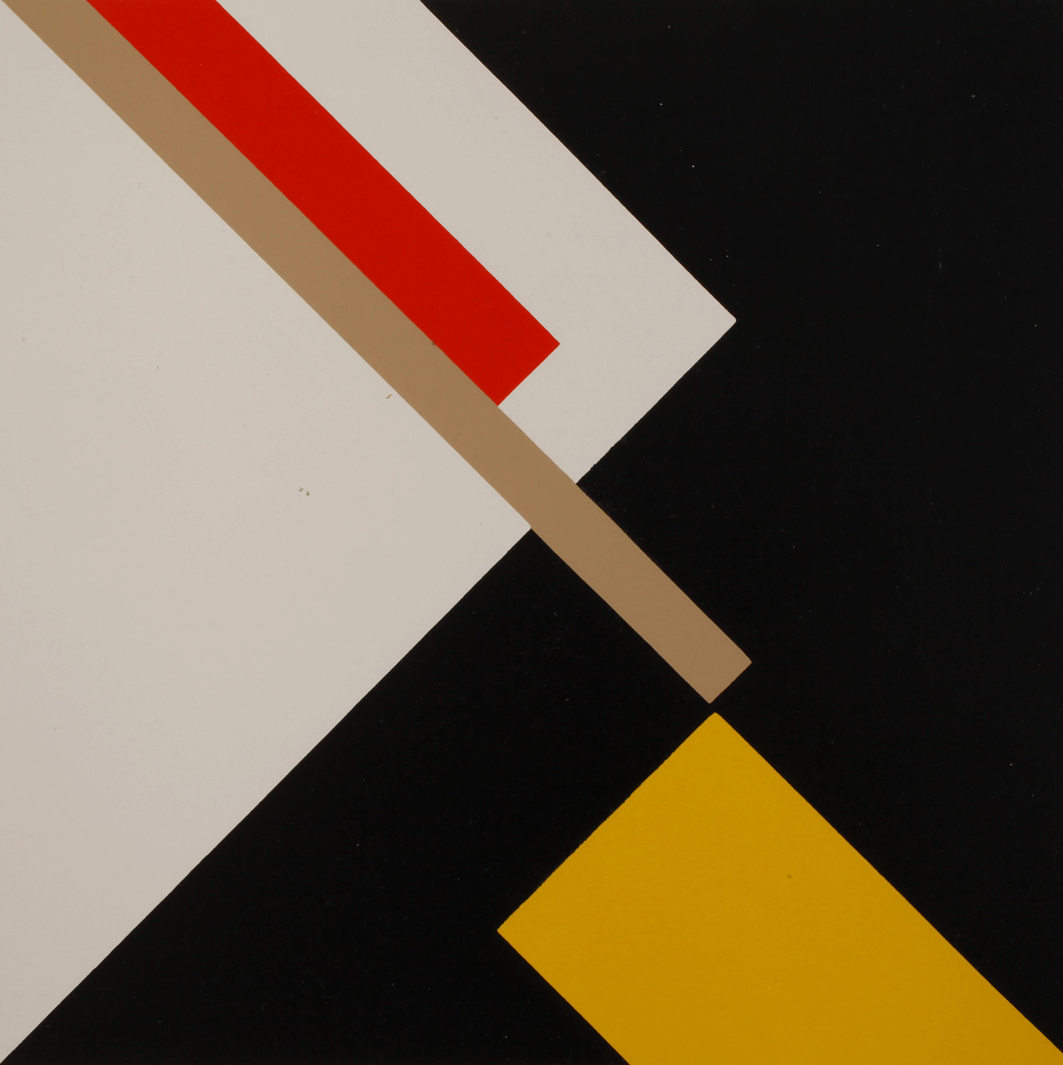 Walter Dexel, "Diagonalkonstruktion im Quadrat II"