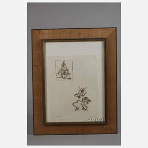 Max Ernst, Figurale Komposition