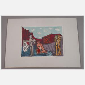 Werner Gilles, Drei Fischer am Strand