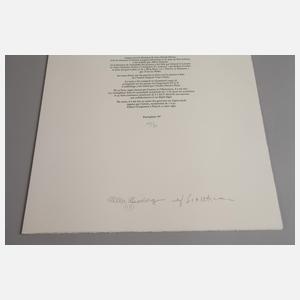 Ginsberg/Lichtenstein, Mappenwerk