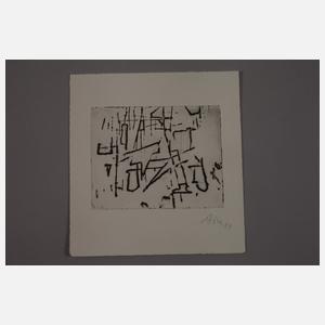 Alfred Traugott Mörstedt, Konvolut Radierungen