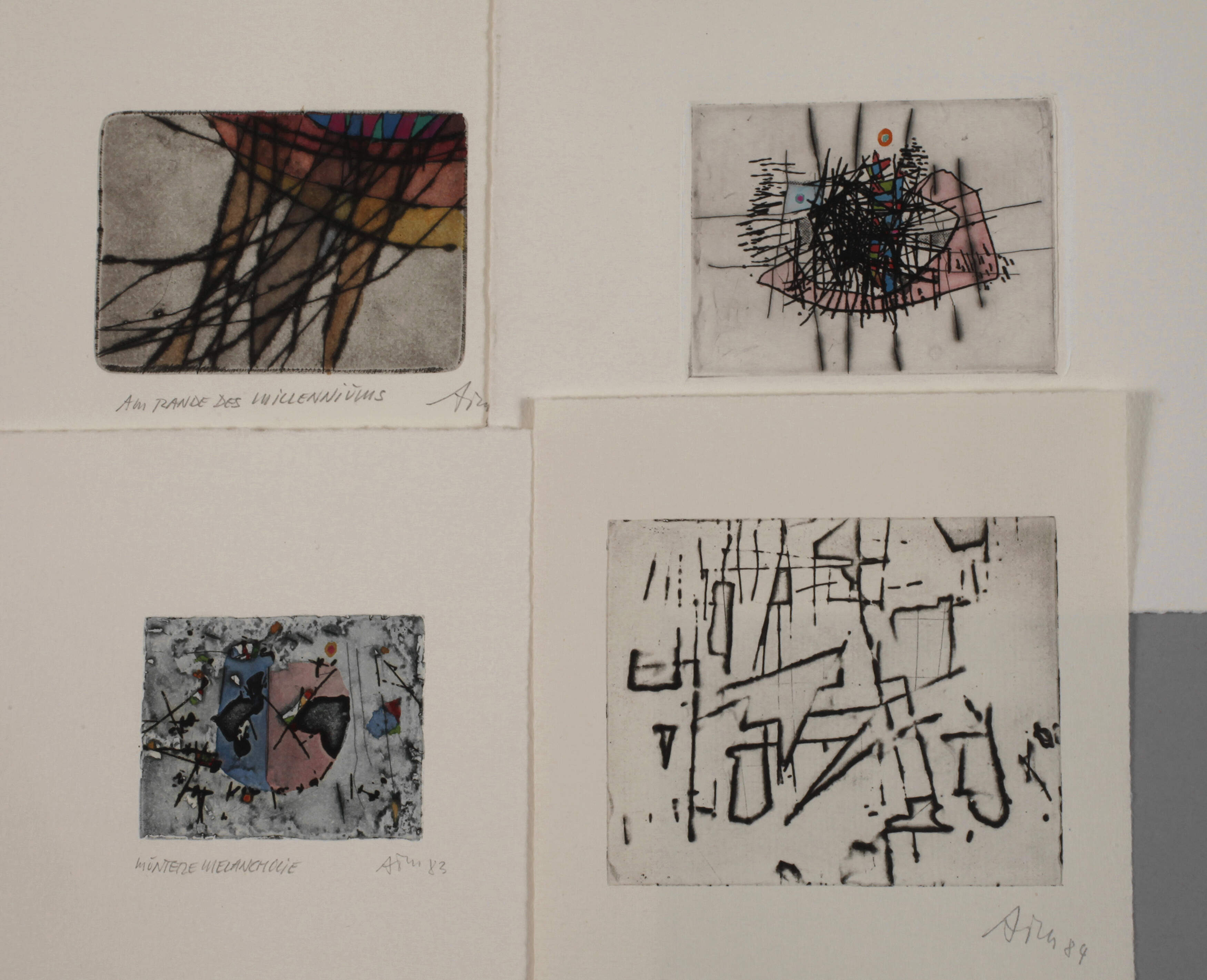 Alfred Traugott Mörstedt, Konvolut Radierungen