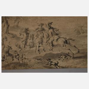 Dirk Maas, attr., Hirschhatz