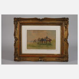 Theodor von Ehrmanns, "Österr. Dragonerpatrouille"