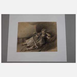 Ludwig Elsholtz, Mädchen mit Katzen