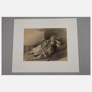 Ludwig Elsholtz, Mädchen mit Katzen