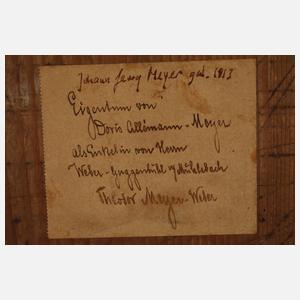 Johann Georg Meyer von Bremen, Am Krankenbett