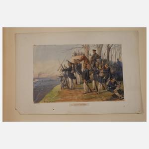 Adalbert von Roessler, "Die Landwehr vor Paris"