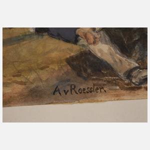 Adalbert von Roessler, "Die Landwehr vor Paris"