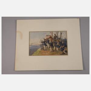 Adalbert von Roessler, "Die Landwehr vor Paris"