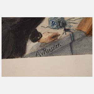 Adalbert von Roessler, Historische Szene