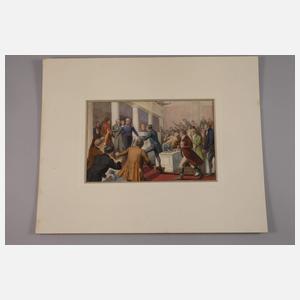 Adalbert von Roessler, Historische Szene