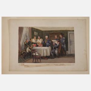 Adalbert von Roessler, Besprechung hoher Militärs