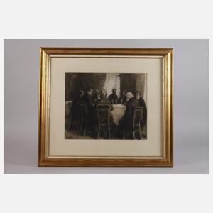 Max Stern, attr., Männergesellschaft