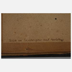 Carl von Vierordt, attr., Bei Schwetzingen