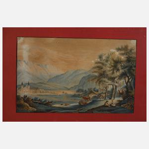 Paar Gebirgsansichten