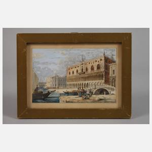 Paar Darstellungen von Venedig