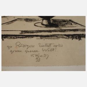 Julius Bissier, attr., Blumenstillleben