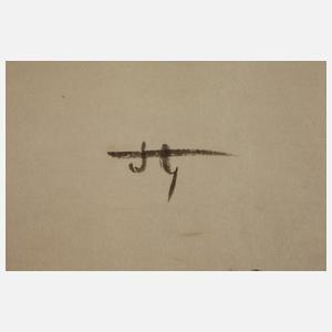 Julius Bissier, attr., Blumenstillleben