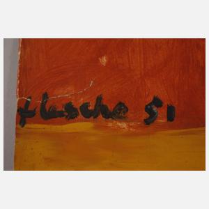 Hermann Flesche, Konvolut Arbeiten auf Papier