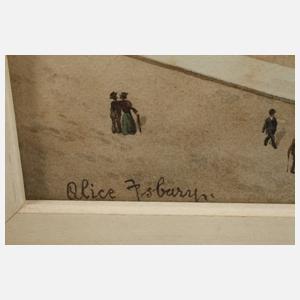 Alice von Isbary, Die Votivkirche in Wien