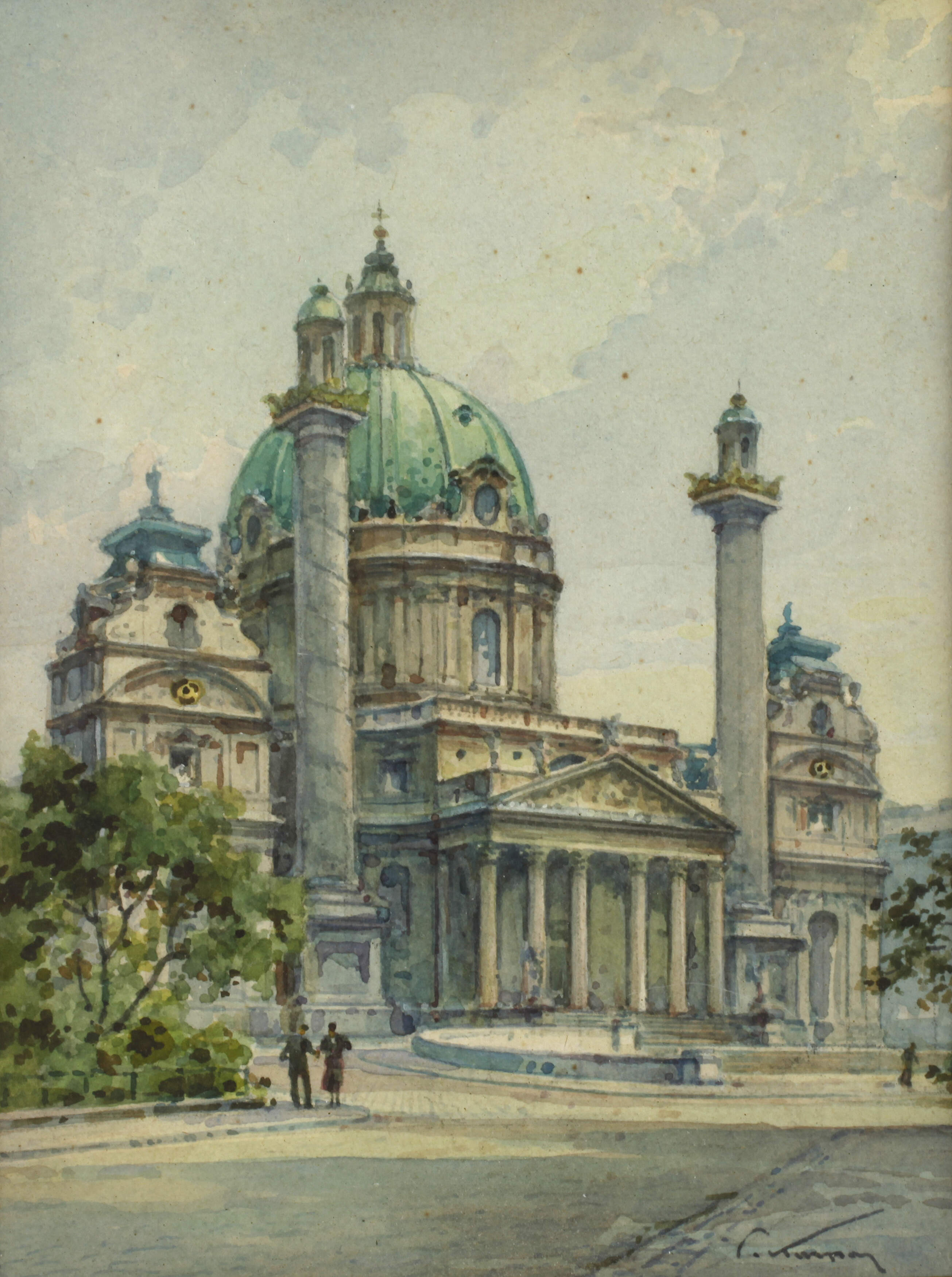 Paul Kaspar, Die Karlskirche in Wien