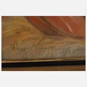 Augustin Nemejc, Bäuerin bei der Arbeit