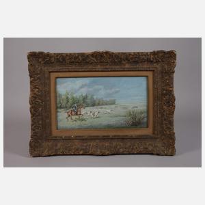 Georges de Swertschkoff, "Wolfsjagd"