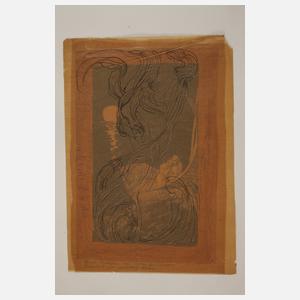 Alice Wanke, attr., Serie Jugendstilillustrationen