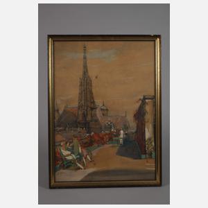 Eduard Zetsche, Sommer in Wien