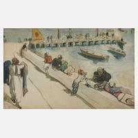 H. Härtlein, Hafen von Durazzo in Albanien111