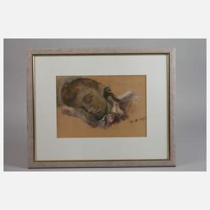 Schlummerndes Mädchen