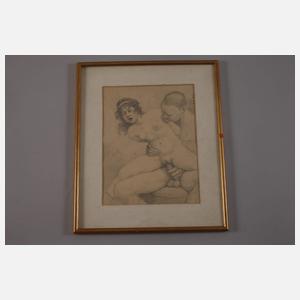 Konvolut erotische Zeichnung