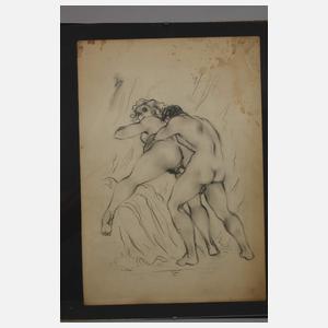 Drei Zeichnungen Erotika