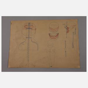 Gerd Mackensen, attr., Konvolut Theaterentwürfe