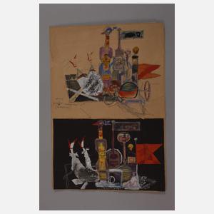 Gerd Mackensen, attr., Konvolut Theaterentwürfe