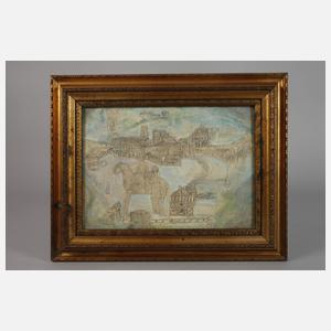 St. Martin vor der Stadtkulisse von Lucca