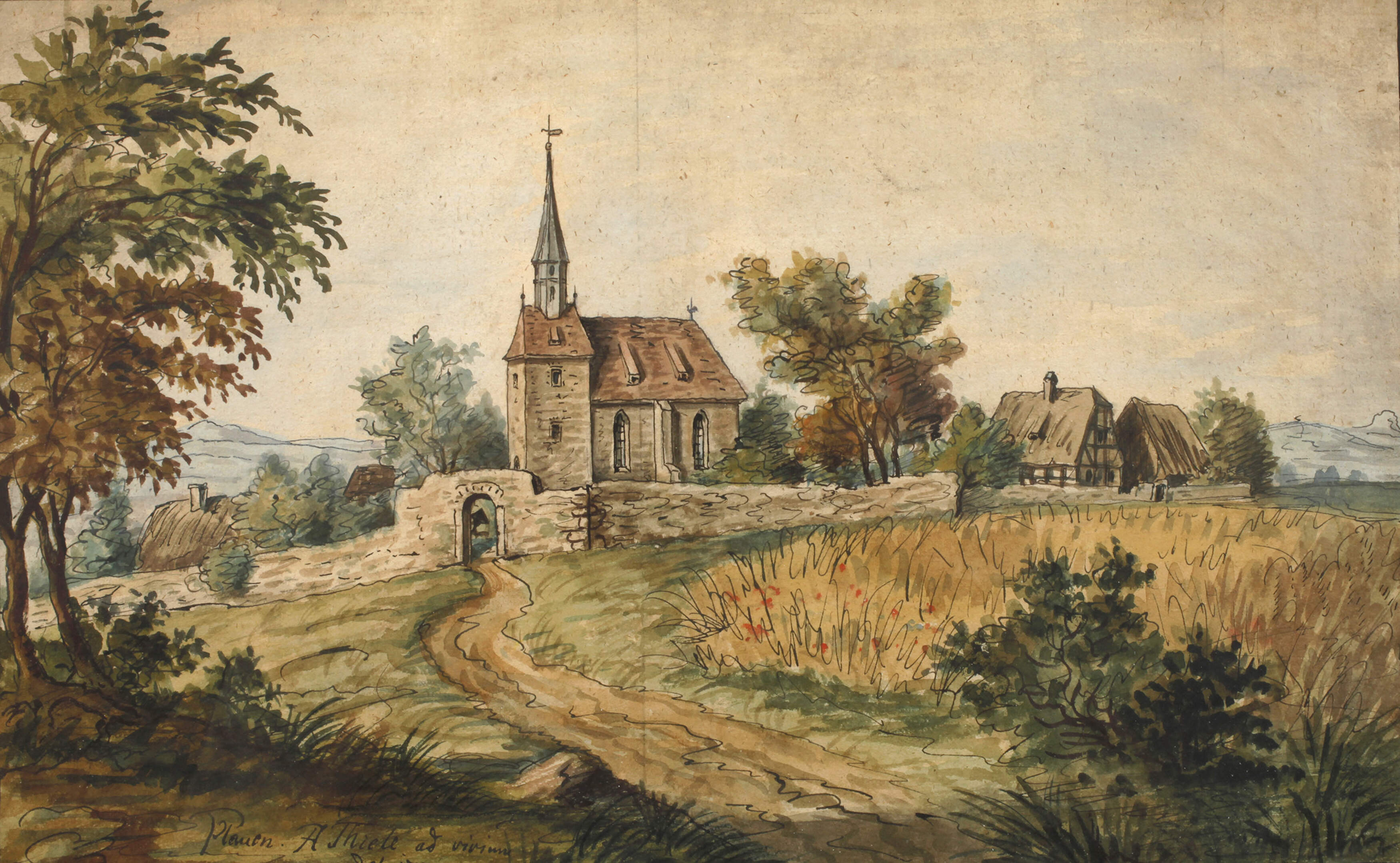 Alexander Thiele, Kirche in Plauen bei Dresden