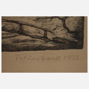 Felix Bartl, "Erster Schnee im Erzgebirge"