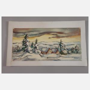 Johannes Dinter, Drei Landschaftsdarstellungen