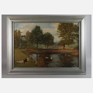 Ermenegildo Carlo Donadini, Am Weiher