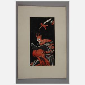 Prof. Georg Erler, attr., Zeichnungszyklus