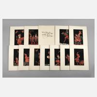 Prof. Georg Erler, attr., Zeichnungszyklus111